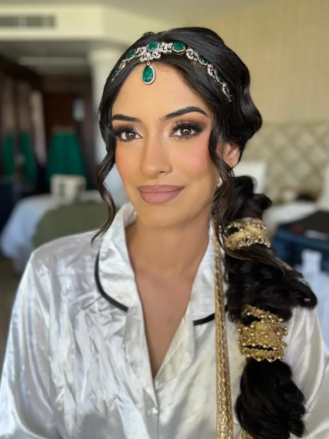South Asian Weddings look 15 by Sara Tamargo Makeup & Hair